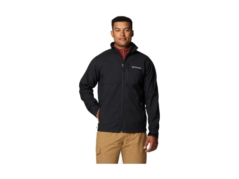 Columbia Mens Ascender Softshell Full Zip Rain Jacket - Image 1