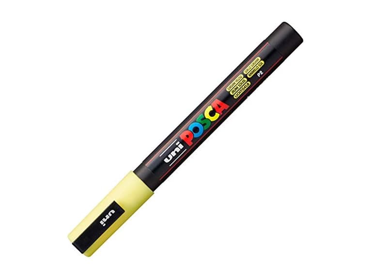 uni-ball Uni POSCA 186510 Marker Fine Bullet Yellow - Image 1