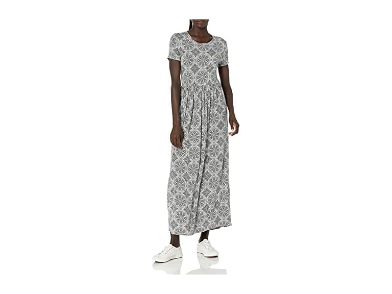 Amazon Essentials Women Short-Sleeve Waisted Dress - Image 1