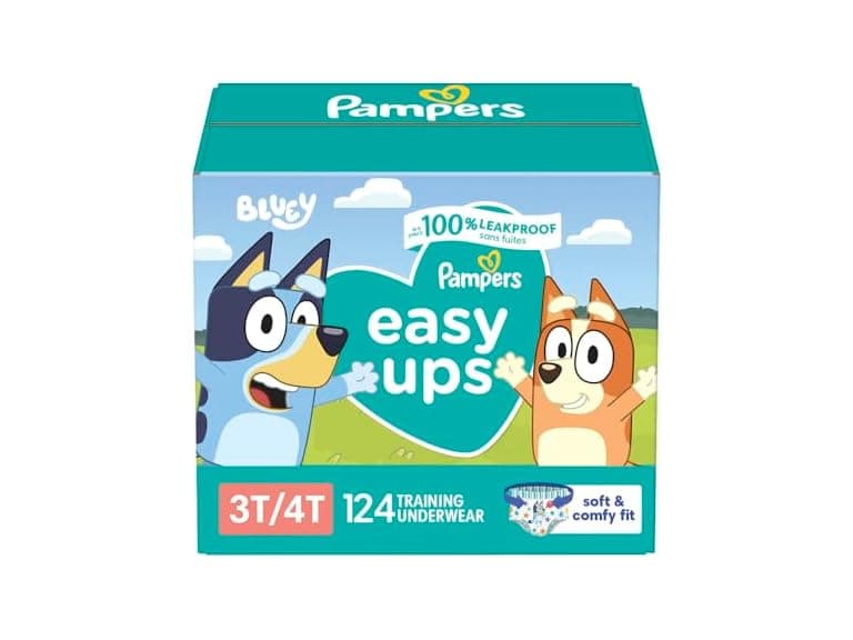 Pampers Easy Ups 3T-4T 124ct - Image 1
