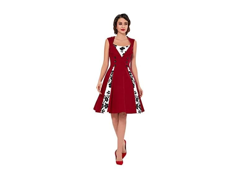 Killreal Women (M) Sleeveless Casual Mudium Dress - Image 1