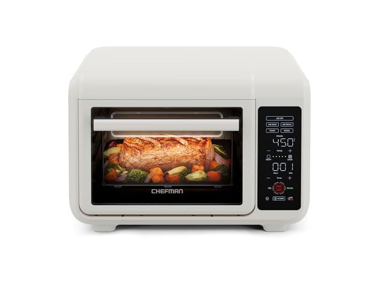 Chefman Air Fryer Toaster Oven Combo Ivory - Image 1