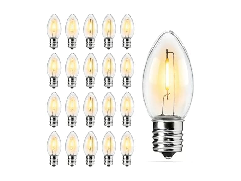 Brightown Brightown 50 Pack C9 LED Christmas Light Bulbs - Image 1