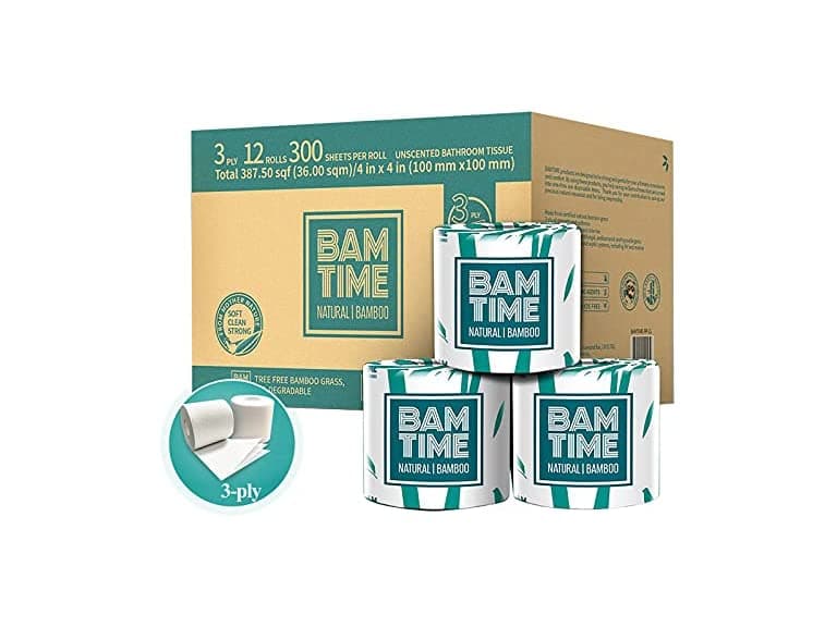 BAMTIME Toilet Paper, 24 Rolls - Image 1