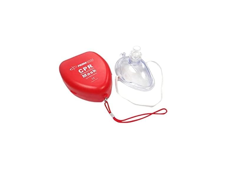 PrimaCare CPR Rescue Mask Red - Image 1