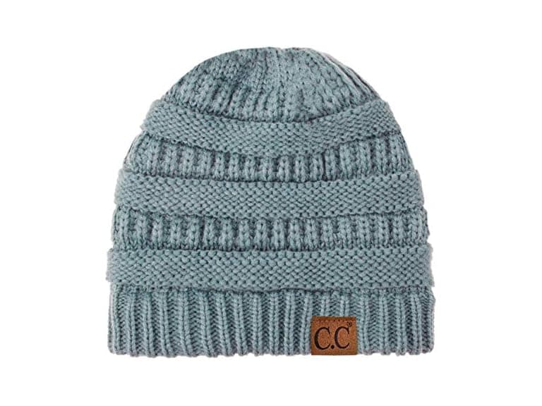C.C Women (OS) Thick Soft Knit Beanie Cap Hat - Image 1