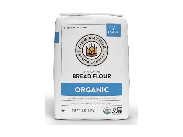 6PK King Arthur 100% Organic Bread Flour Unbleached - Image 1