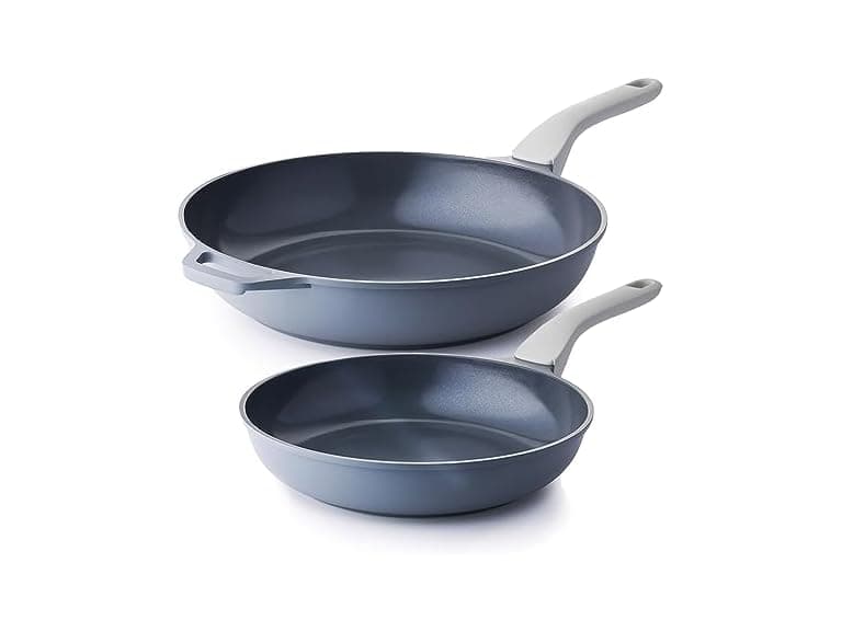 PRICUSIS Nonstick Ceramic Frying Pan Skillet, 10+12 - Image 1