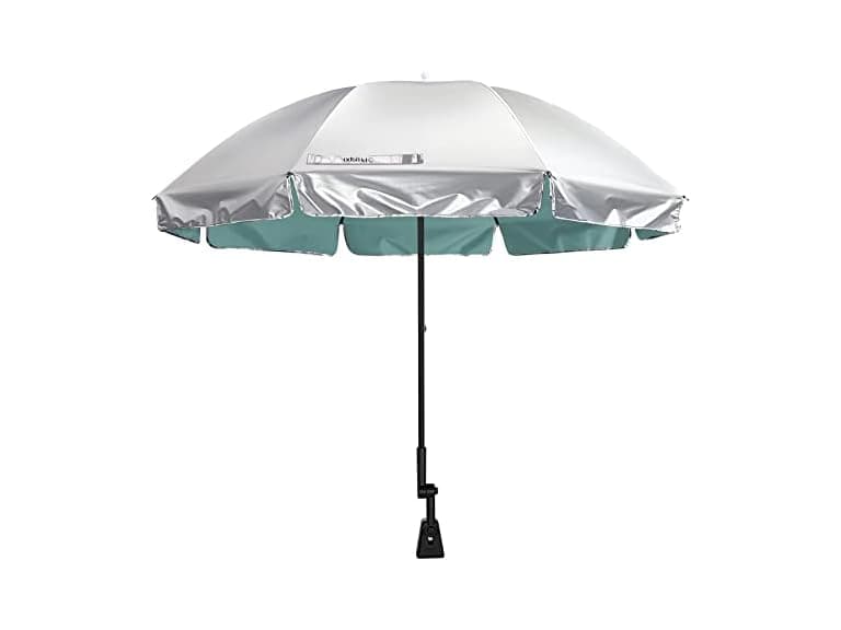 Prospo 55 Inch Beach Chair Umbrella w Adjustable Clamp - Image 1