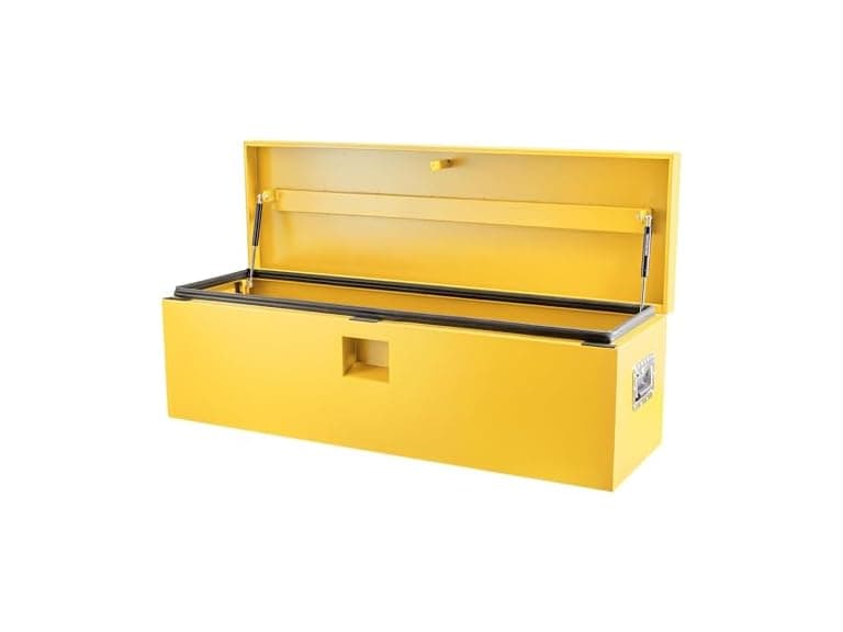 30 Inch Steel Truck Tool Box with Groove Cover - Image 1