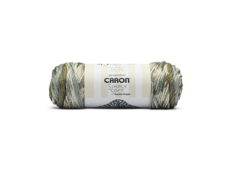 Spinrite Caron Simply Soft Freckle Stripes Yarn - Image 1