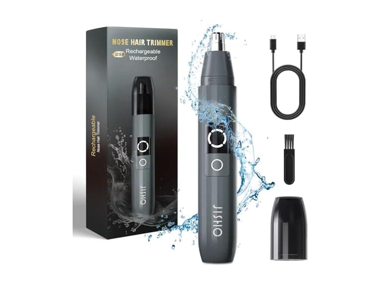 Rechargeable Ear and Nose Hair Trimmer - Image 1