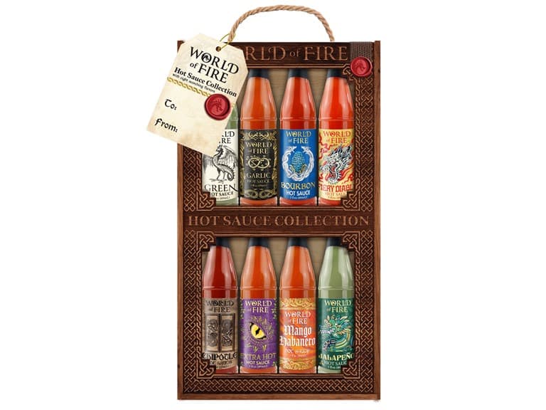 World of Fire 8 Bottle Hot Sauce Collection - Image 1