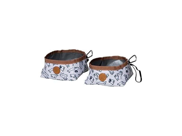 Sport Pet Travel Bowls - Soft Fabric 2pk - Image 1
