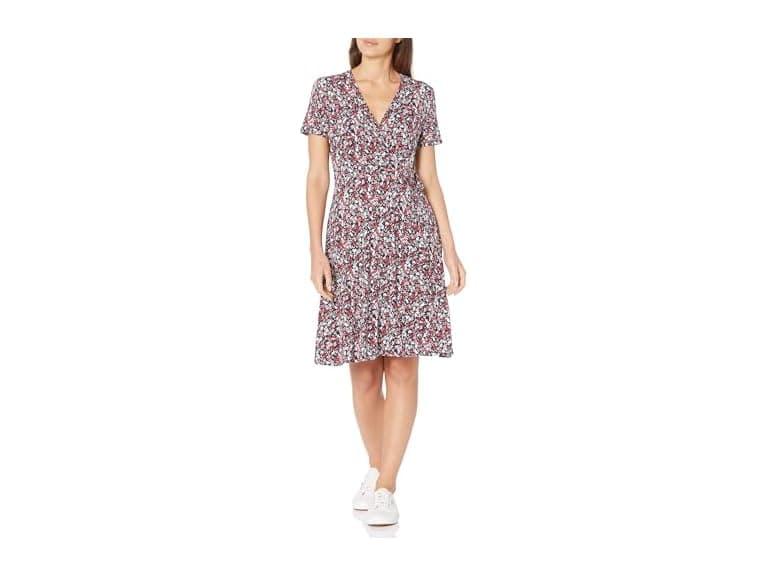 Amazon Essentials Women (XS) Dress Navy Ditsy - Image 1