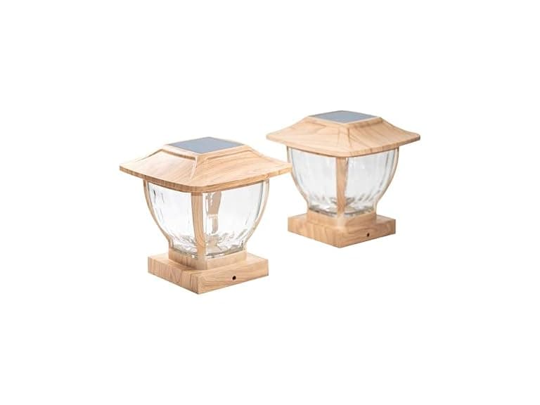 Solar Post Cap Lights 4x4 5x5 6x6 2pk - Image 1