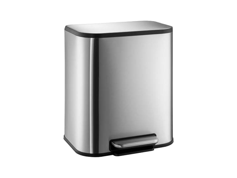 MOVECOM Trash Can, 5.3 Gal / 20 L Stainless Steel - Image 1
