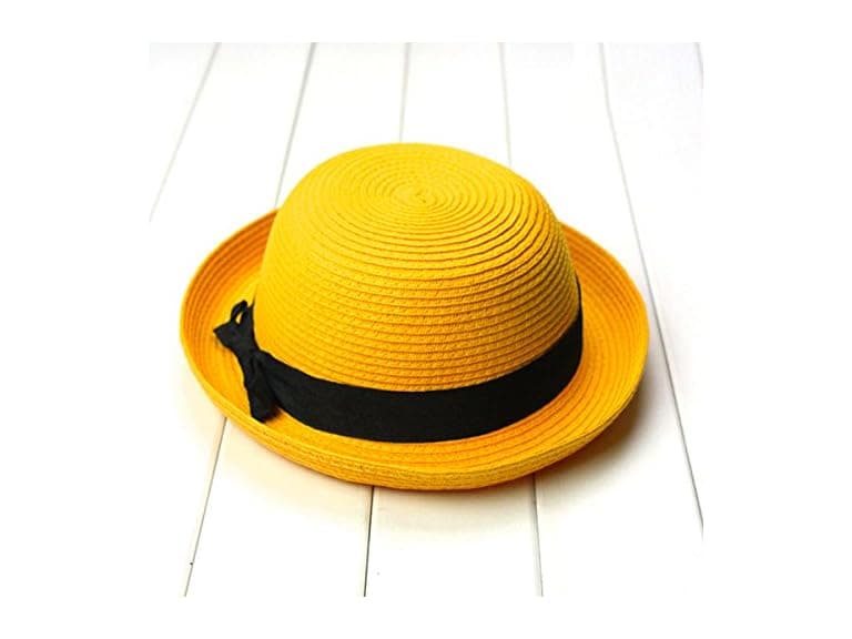 Vosarea Girls (M) Fashion Women's Bowknot Wide Cap - Image 1