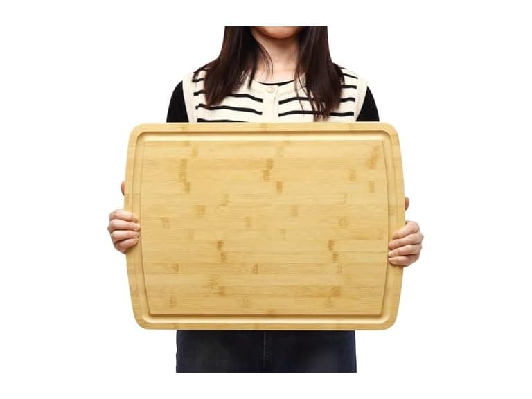 GAOMON Extra Large Organic Bamboo Cutting Board - Image 1