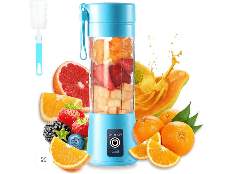 JUST MIX 3PX-MINIJUICER-Blue Just Mix - Go Mini Travel Juicer - Image 1