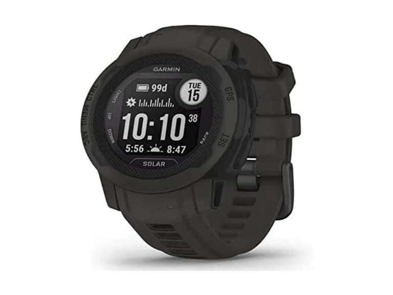Garmin Instinct 2S Solar Rugged GPS Smartwatch, Graphite (Open Box) - Image 1
