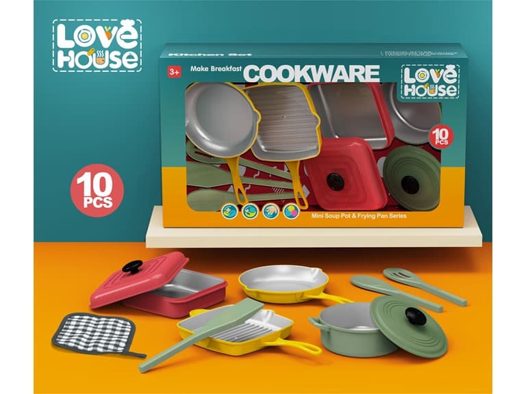 Realistic Kitchen Play Set, Pretend Play - Image 1
