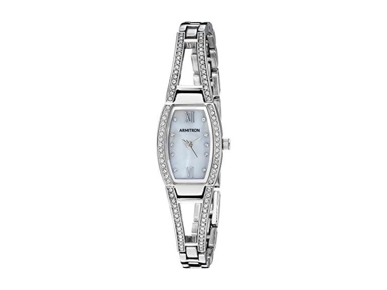 Armitron Unisex 29mm Genuine Crystal Bangle Watch - Image 1