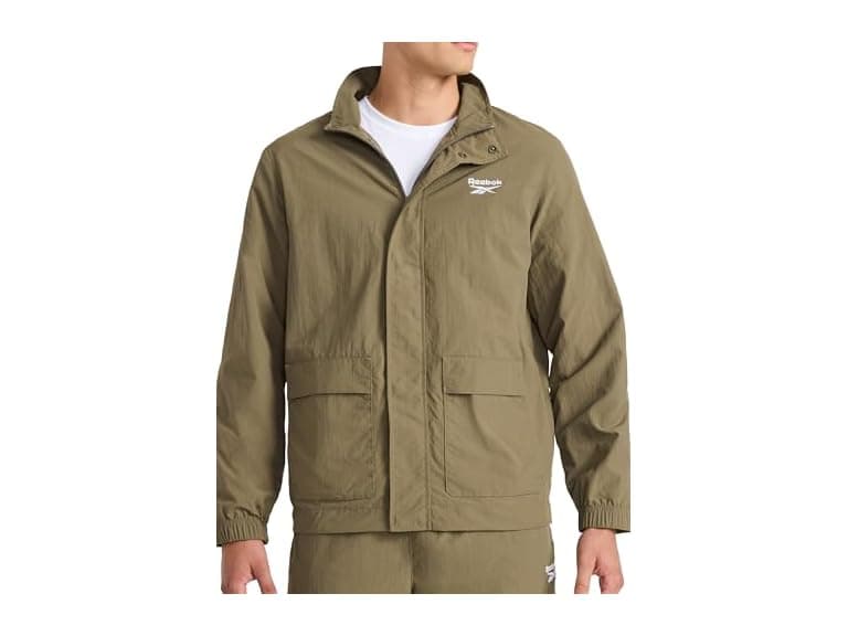 Reebok Men (M) Ri Utility Woven Jacket Army Green - Image 1