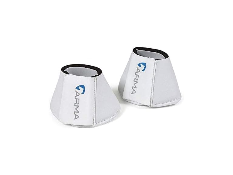 Shires Arma Neoprene Bell Boots - White/Cob - Image 1