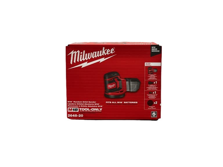 Milwaukee 2648-20 M18 18V 5in Orbit Sander - Image 1