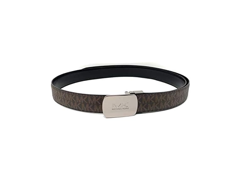 Michael Kors Men (OS) Cut Reversible PVC MK Belt - Image 1