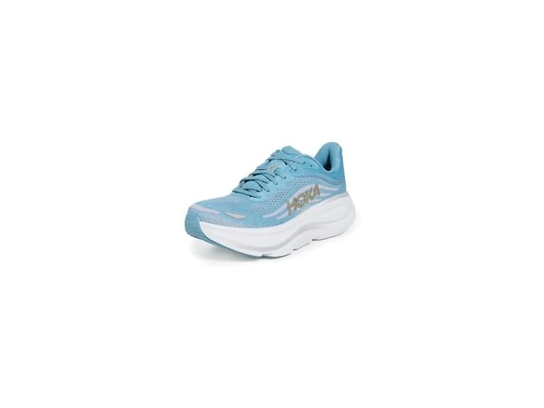 Hoka Women's Bondi 9 Raindrop/Ash Grey 8 - Image 1