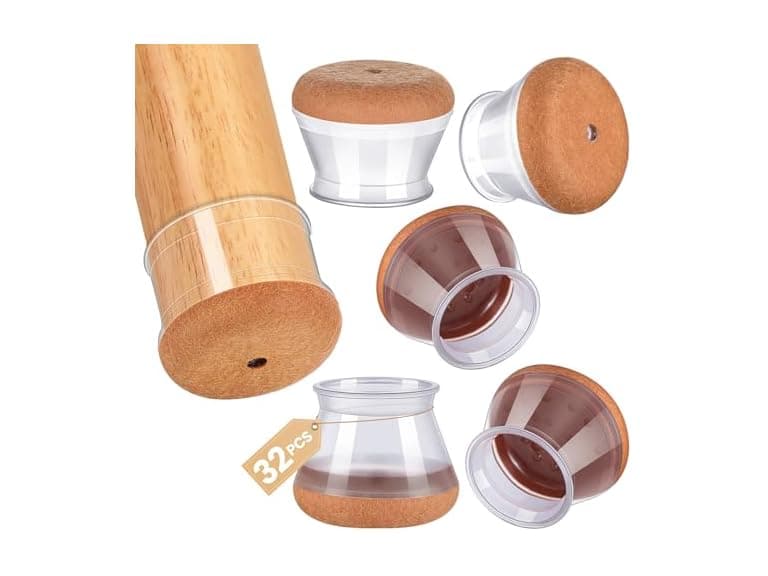 32Pcs Chair Leg Floor Protectors - Image 1