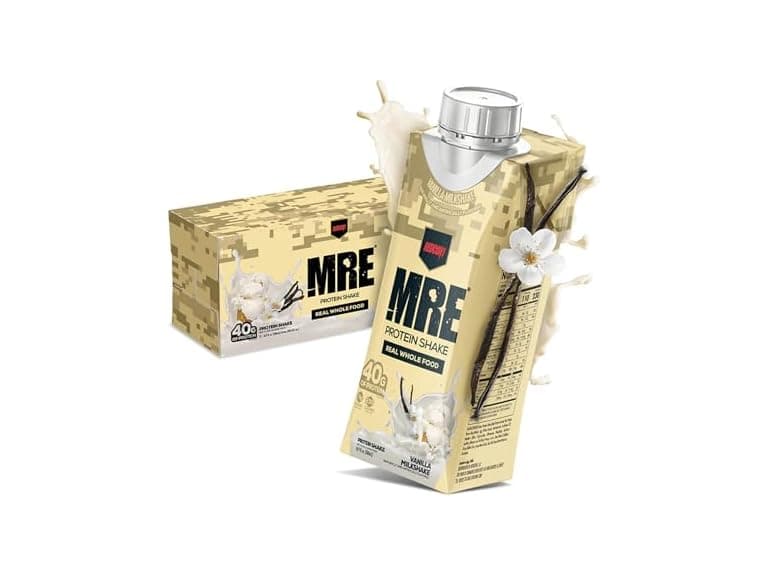 REDCON1 MRE Ready to Drink Protein Shakes, Vanilla Milkshake - Image 1