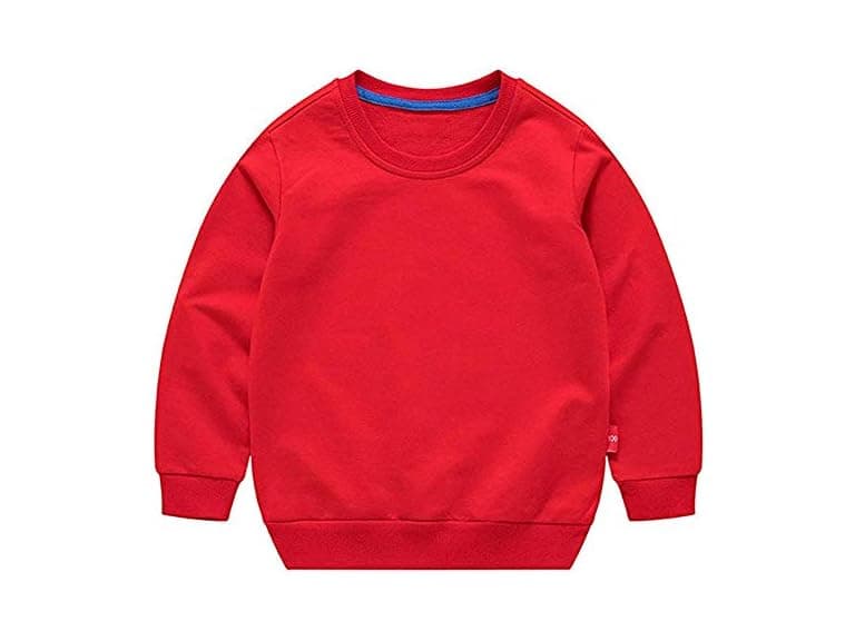 Haxico Unisex (4T) Kids Solid Cotton Thin Tops - Image 1