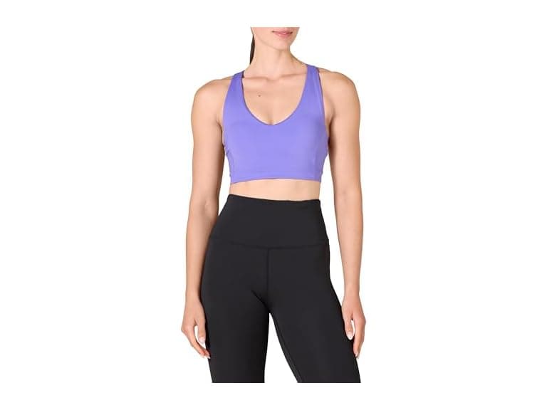 Amazon Essentials Women Sculpt V-Neck Sports Bra - Image 1