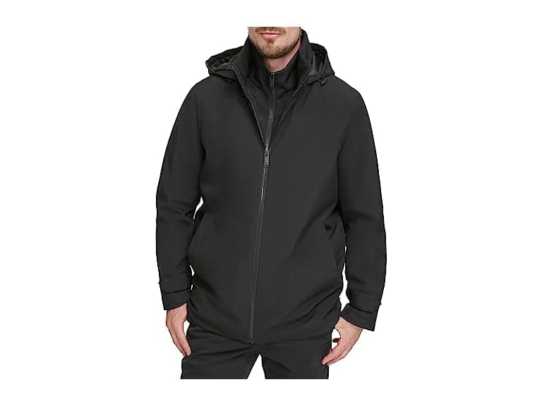 Dockers Mens Dwight Soft Shell Bib Jacket - Image 1
