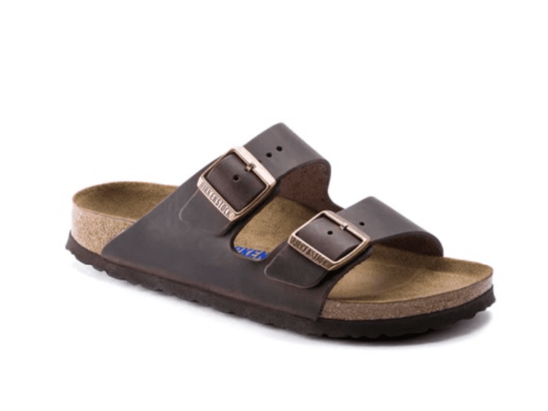 Birkenstock Arizona Foot Bed Oiled Leather Sandals (41 Narrow) - Image 1