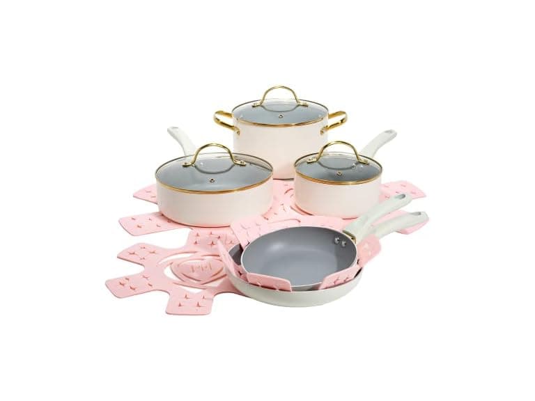 Paris Hilton Epic Nonstick Pots and Pans Set - Image 1