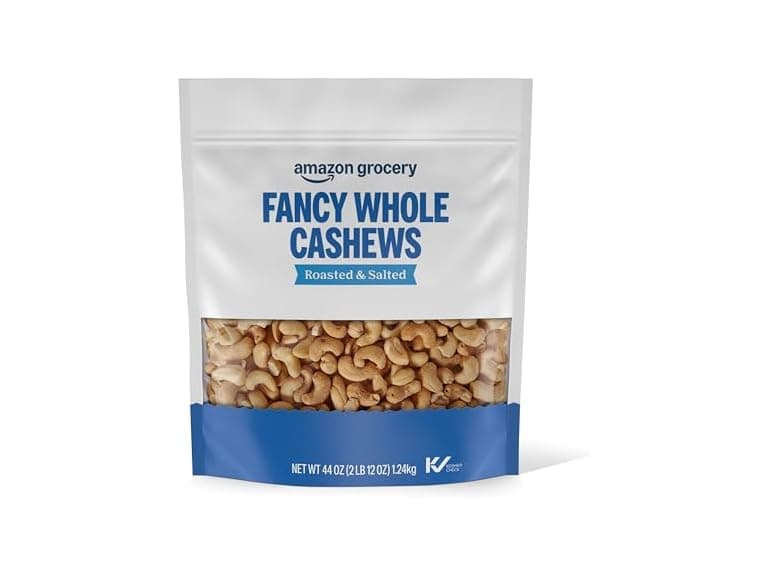 Amazon Grocery, Whole Cashews, Roasted & Sea Salt - Image 1