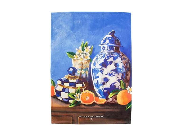 MACKENZIE-CHILDS Vase Dish Towel - Image 1