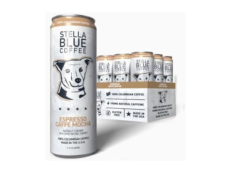 12PK Stella Blue Espresso Caffe Mocha Cans - Image 1