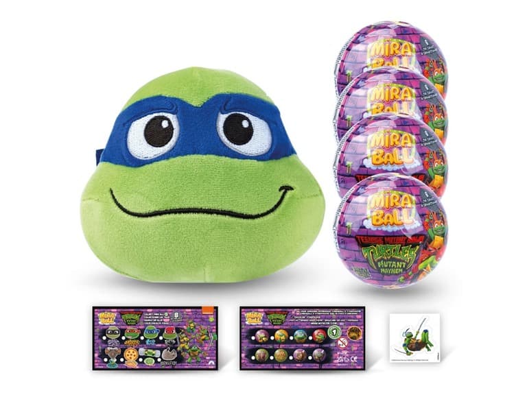 Miraball Surprise Plush - Ninja Turtles 4PK - Image 1