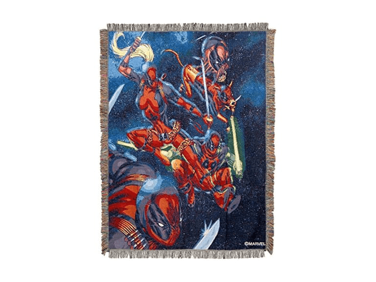Deadpool Woven Tapestry Throw Blanket - Image 1