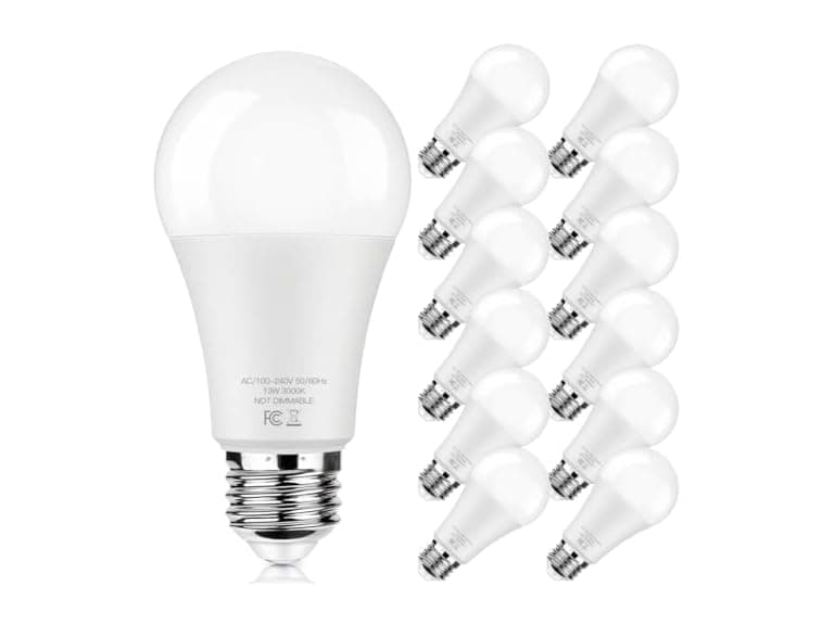 Brightever LED Light Bulbs 100W Equivalent 1500 Lumens, 12PK - Image 1