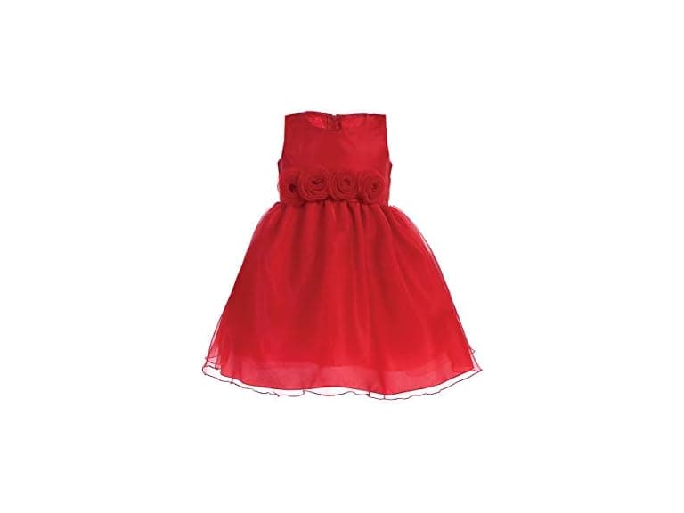 Pink Princess Girls (6) Christmas Dresses - Image 1
