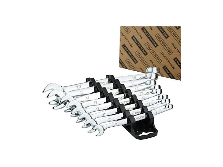 MichaelPro MP001015 8-Piece Metric Wrench Set - Image 1