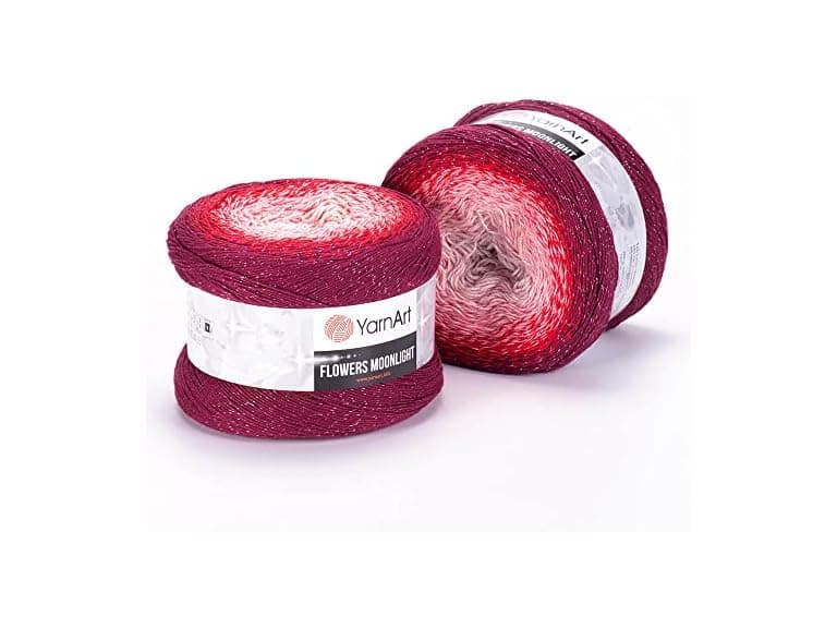 1 Ball YarnArt Flowers Moonlight Glitter Cotton Yarn- 3269 - Image 1
