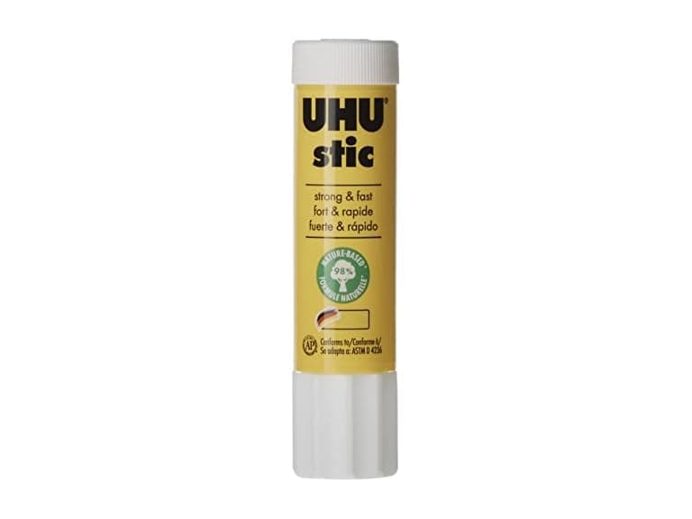 Saunders UHU Stic Permanent Glue Stick, 0.74 Clear - Image 1