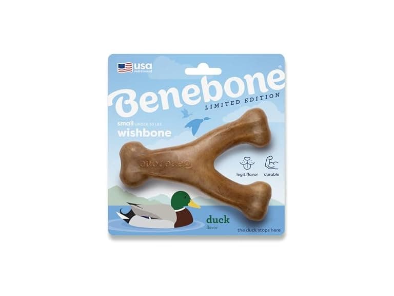 Benebone Wishbone Durable Dog Chew Toy for Ag - Image 1